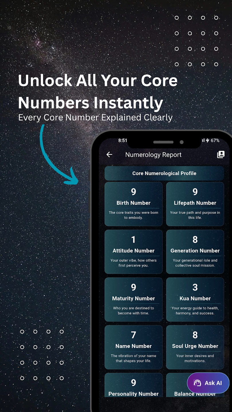 Numerology App Screen 3